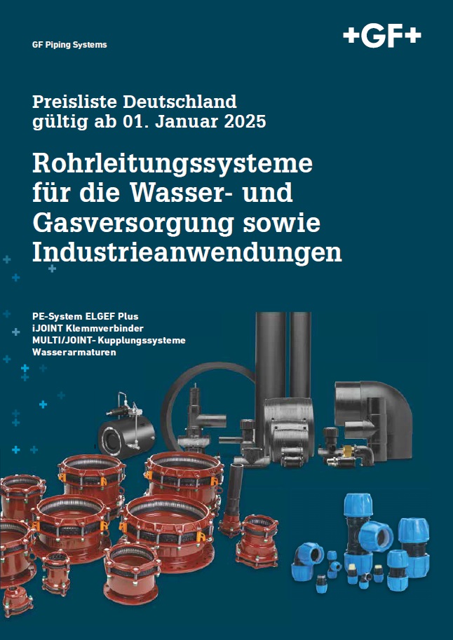 GF Preisliste Gas- und Wasserversorgung 01.01.2025