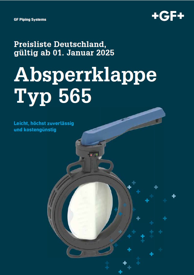 GF Preisliste Absperrklappe 565 01.01.2025