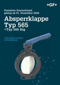 GF Preisliste Absperrklappe Typ 565 01.01.2026