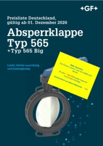 Preisliste Absperrklappe 565 01.01.2026