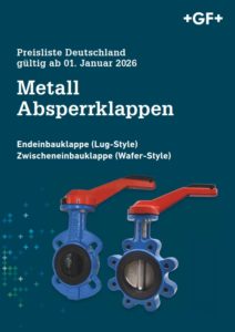 GF Preisliste Metall-Absperrklappen 01.01.2026