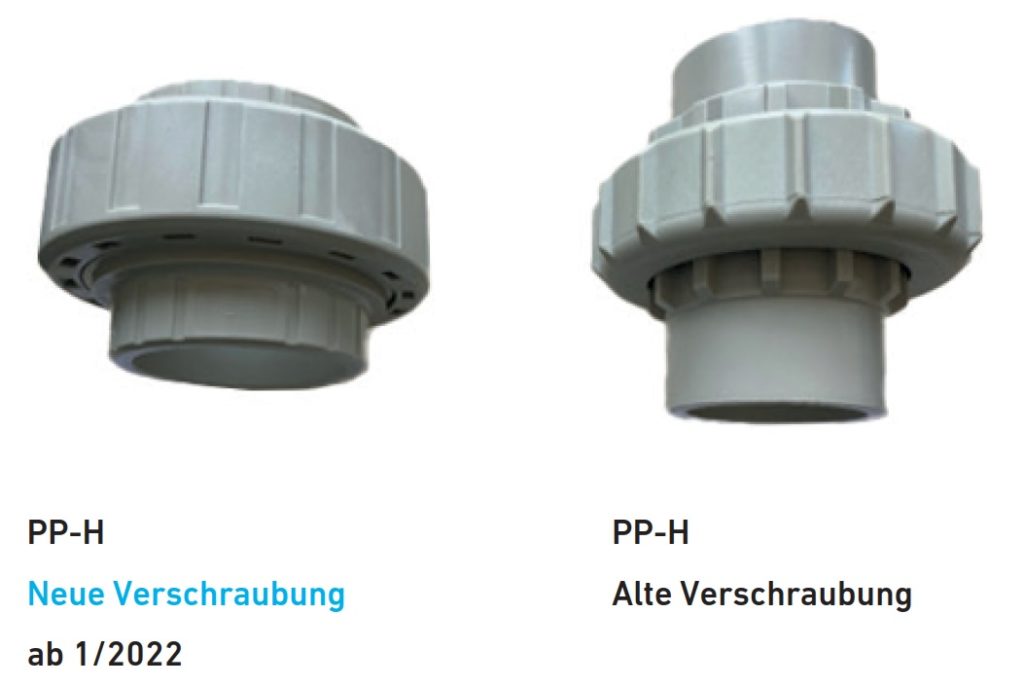 PP-H Verschraubungen 75-110